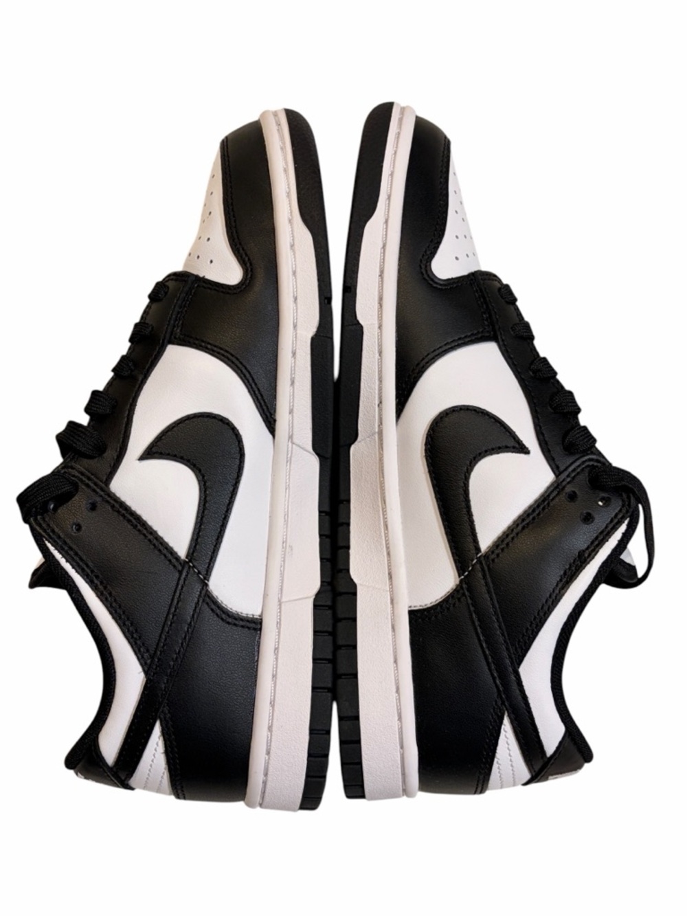 NIKE new 2021 Panda Dunk Low Retro Black White Sneakers - M US7 / W US8.5 - Picture 7 of 16